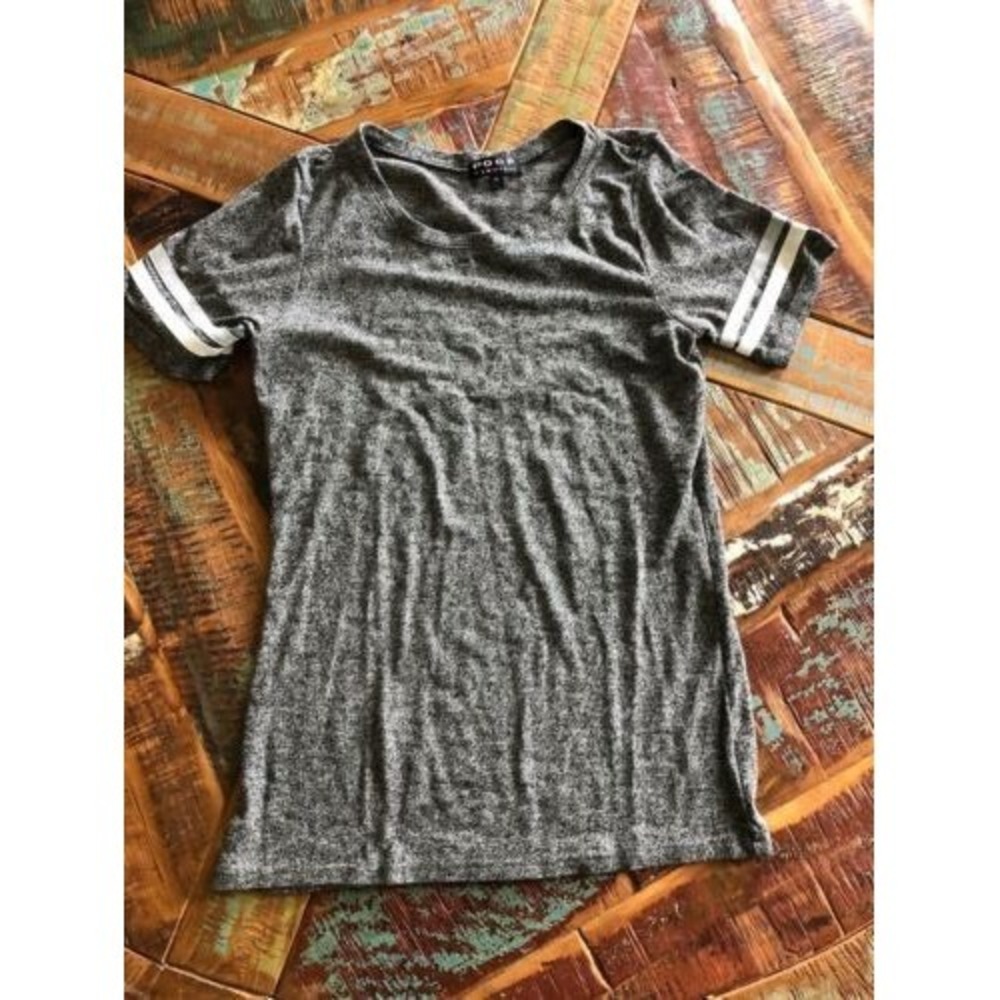 Womens Poof New York Gray T Shirt Size Medium